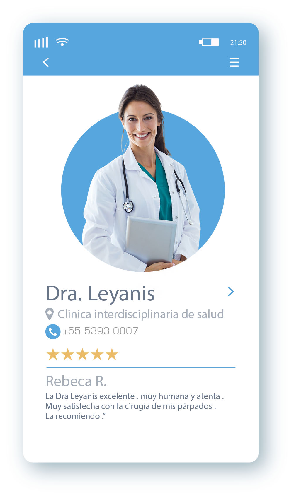 textimonio Dra Leyanis