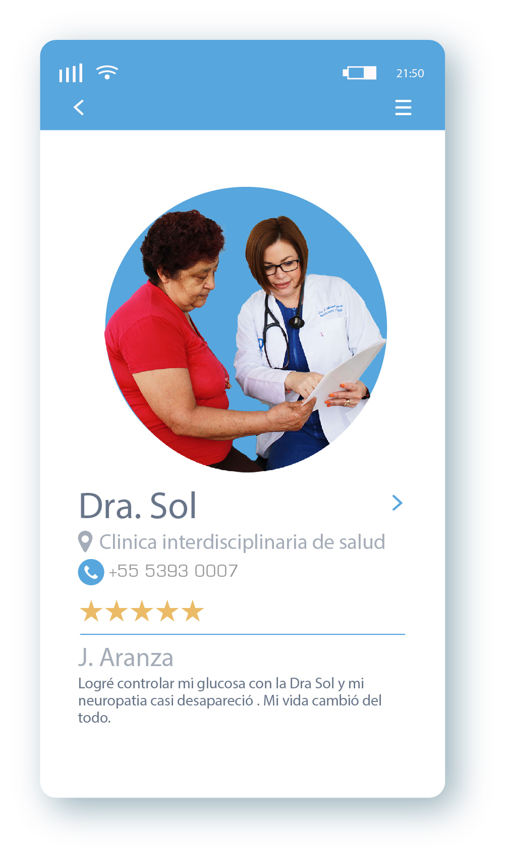 textimonio Dra sol